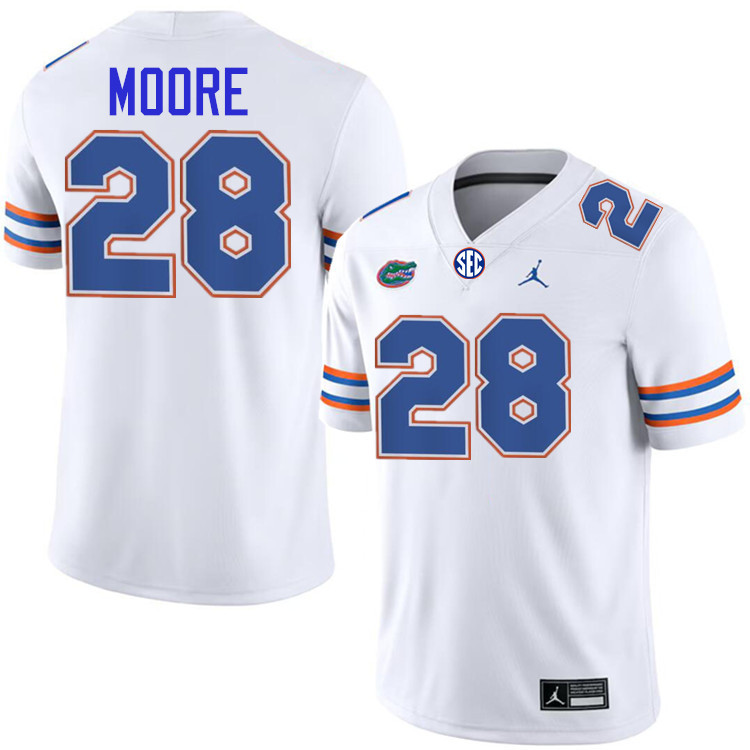#28 Devin Moore Gators Jersey,Florida Gators College Football Jerseys Stitched-White #28 Devin Moore Gators Jersey,Florida Gators College Football Jerseys Stitched-White